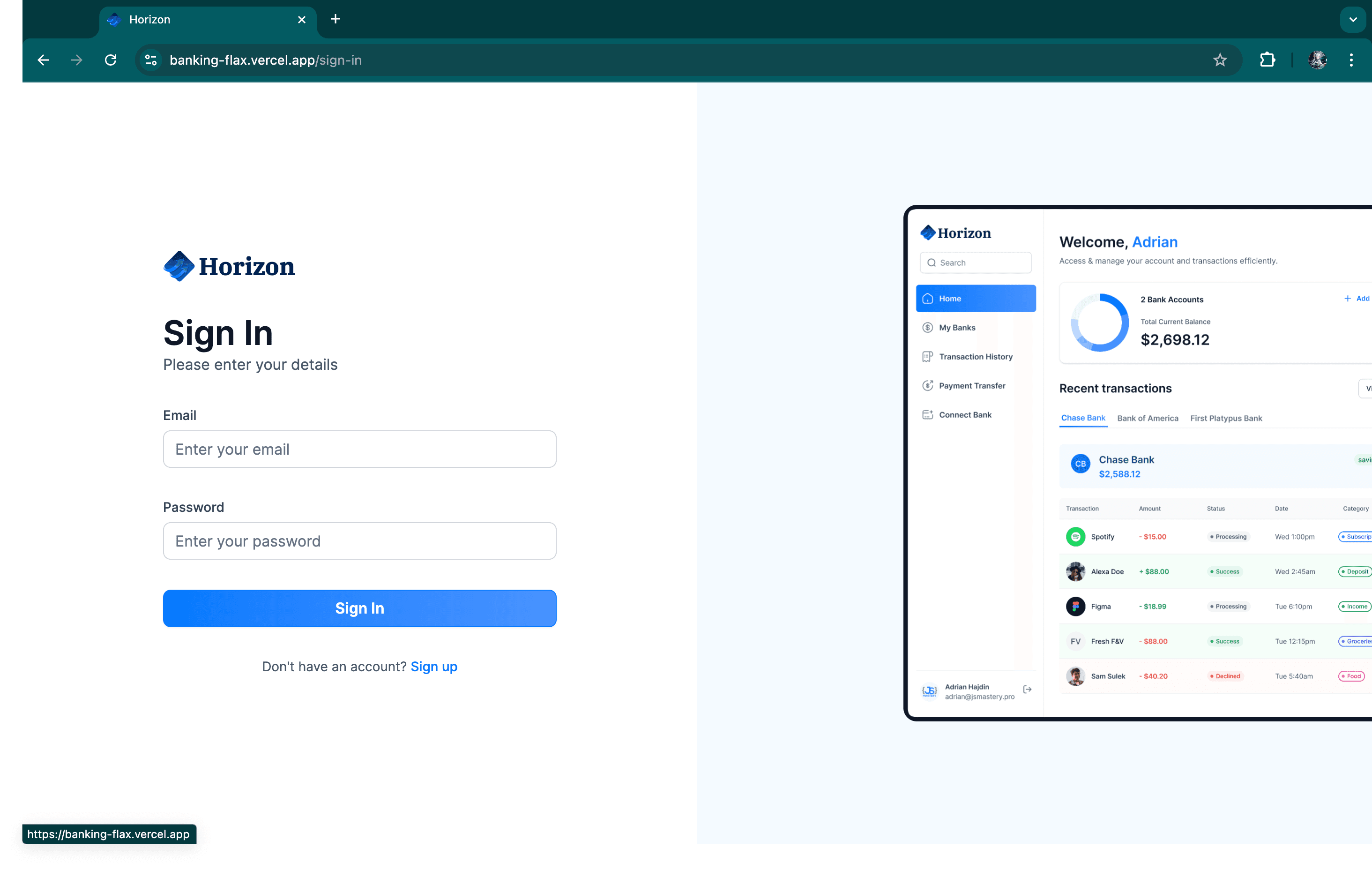 Horizon Online Banking